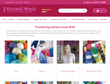 Tablet Screenshot of knitwell.co.uk